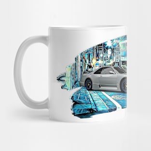 R34 Skyline Grey Tokyo Night Print Mug